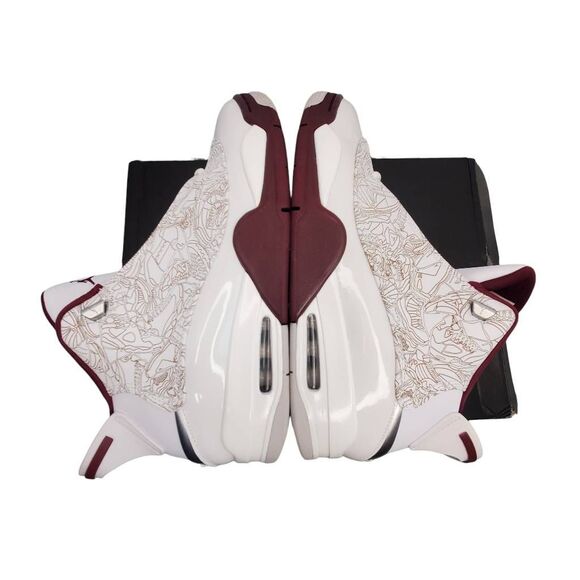 Mens 12 Nike Air Jordan Dub Zero Cherrywood Red White  Sneakers Shoes   311046 1 main image 8
